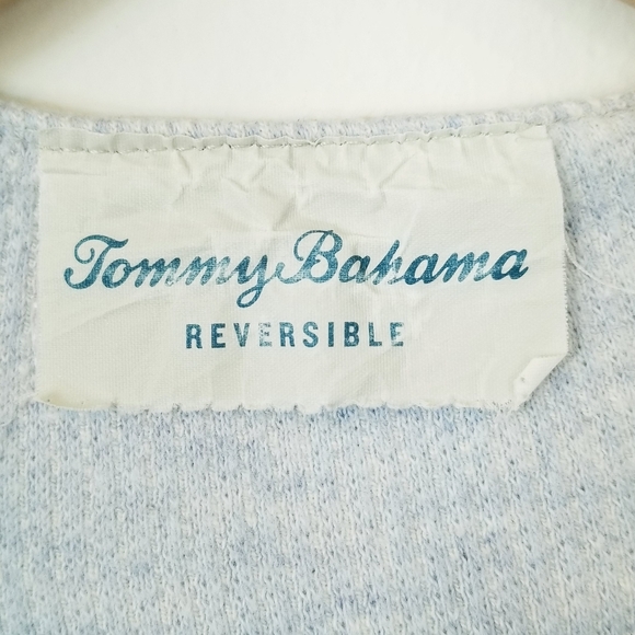 Tommy Bahama Men's Reversible Flipsider Quarter Zip Sweatshirt Pullover Lyocel - Picture 4 of 12